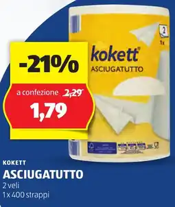 ALDI Kokett asciugatutto offerta