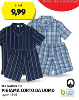 ALDI UP 2 FASHION MEN Pigiama corto da uomo offerta