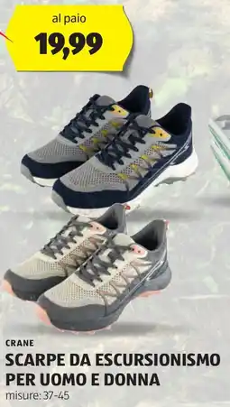 ALDI Crane scarpe da escursionismo per uomo e donna offerta