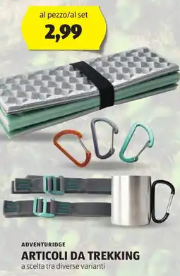 ALDI Adventuridge articoli da trekking offerta
