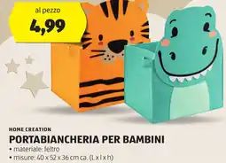 ALDI Home creation portabiancheria per bambini offerta