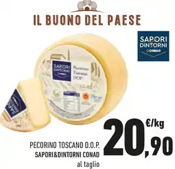 Conad Pecorino toscano D.O.P. SAPORI&DINTORNI CONAD offerta