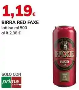 Basko Birra red FAXE offerta