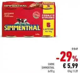Conad Carne SIMMENTHAL offerta