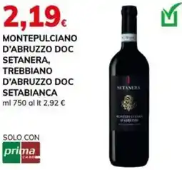 Basko Montepulciano d'abruzzo doc setanera, trebbiano d'abruzzo doc setabianca offerta