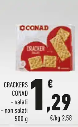 Conad Crackers CONAD offerta