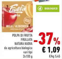 Conad Polpa di frutta frullata natura nuova offerta