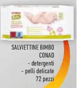 Conad Salviettine bimbo CONAD offerta