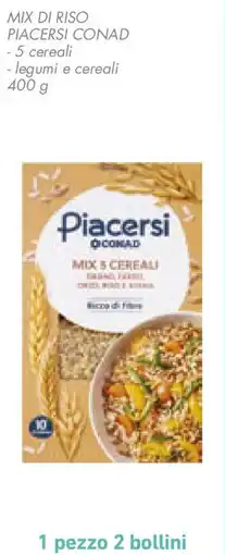 Conad Mix di riso PIACERSI CONAD offerta