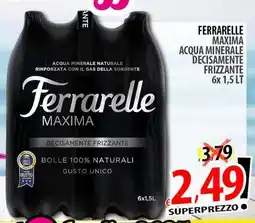 Il Genio Supermercato Ferrarelle acqua minerale decisamente frizzante offerta