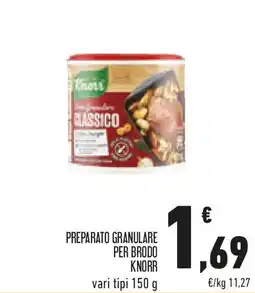 Conad Preparato granulare per brodo KNORR offerta