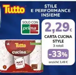 Basko Tutto carta cucina style offerta