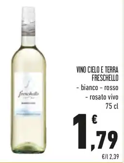 Conad Vino cielo e terra FRESCHELLO offerta