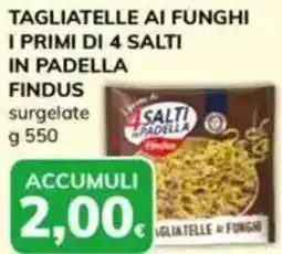 Basko Tagliatelle ai funghi i primi di 4 salti in padella FINDUS offerta