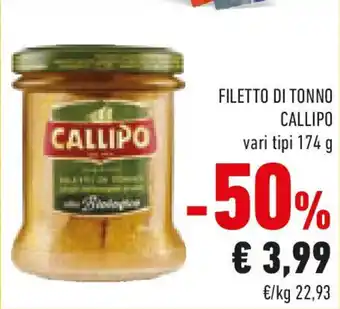 Conad Filetto di tonno CALLIPO offerta