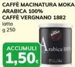 Basko Caffè macinatura moka arabica 100% caffè vergnano 1882 offerta