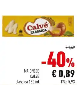 Conad Maionese CALVÉ classica offerta