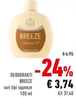 Conad Deodoranti BREEZE offerta
