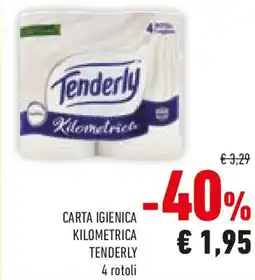 Conad Carta igienica kilometrica TENDERLY offerta