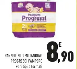 Conad Pannolini o mutandino progressi PAMPERS offerta