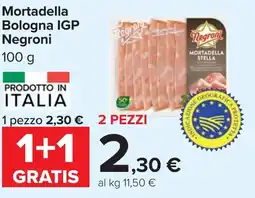 Carrefour Mortadella Bologna IGP Negroni offerta