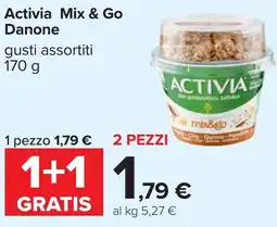 Carrefour Activia Mix & Go Danone offerta