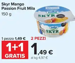Carrefour Skyr Mango Passion Fruit Mila offerta