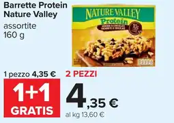 Carrefour Barrette Protein Nature Valley assortite offerta
