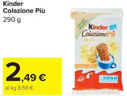 Carrefour Kinder Colazione Più offerta