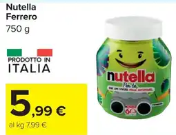 Carrefour Nutella Ferrero offerta
