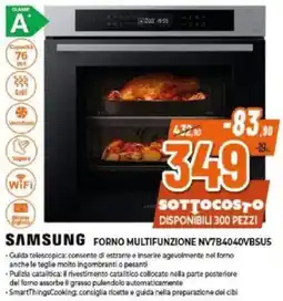 Expert SAMSUNG FORNO MULTIFUNZIONE NV7B4040VBSU5 offerta