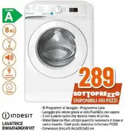 Expert INDESIT LAVATRICE BWA81496XWVIT offerta