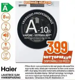 Expert Haier LAVATRICE SLIM HW80BP14929AS offerta