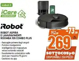 Expert ROBOT ASPIRA E LAVAPAVIMENTI ROOMBA 105 COMBO PLUS offerta