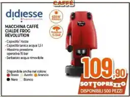 Expert didiesse MACCHINA CAFFÈ CIALDE FROG REVOLUTION offerta