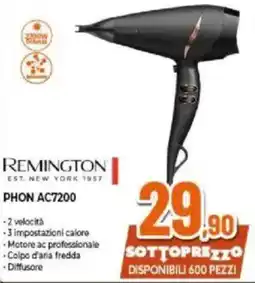 Expert REMINGTON PHON AC7200 offerta