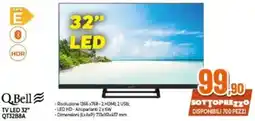 Expert Q.Bell TV LED 32" QT32B8A offerta