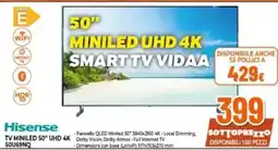 Expert Hisense TV MINILED 50" UHD 4K 50U69NQ offerta