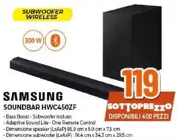 Expert SAMSUNG SOUNDBAR HWC450ZF offerta