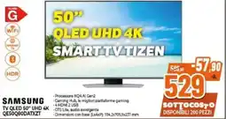 Expert SAMSUNG TV QLED 50" UHD 4K QE50Q80DATXZT offerta