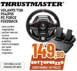Expert THRUSTMASTER VOLANTE T128 PS4/PS5 PC FORCE FEEDBACK offerta