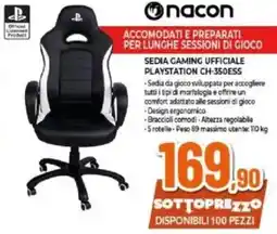 Expert Nacon SEDIA GAMING UFFICIALE PLAYSTATION CH-350ESS offerta
