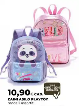 Ipercoop Zaini asilo playtoy offerta