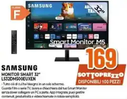Expert SAMSUNG MONITOR SMART 32" LS32DM500EUXEN offerta