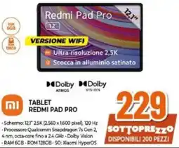 Expert TABLET REDMI PAD PRO offerta