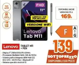 Expert Lenovo TABLET M11 +PEN offerta