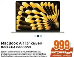 Expert Apple MacBook Air 13" Chip M4 offerta