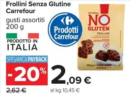 Carrefour Frollini Senza Glutine Carrefour offerta
