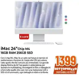 Expert Apple iMac 24" Chip M4 offerta