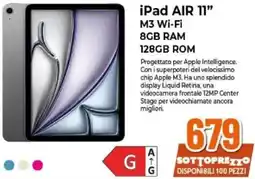 Expert Apple iPad AIR 11" M3 Wi-Fi offerta